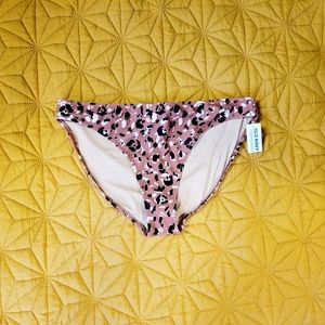 NWT Old Navy Leopard Print Swim Bottoms